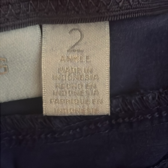 Chico's Royal Blue Casual Straight Leg Ankle Pants Chico's Size 2, US Size 12 - Picture 8 of 15